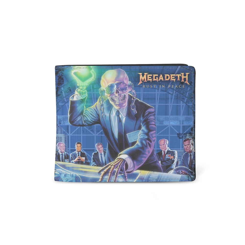 Rocksax Megadeth - Rust In Peace Bifold wallet - Blue